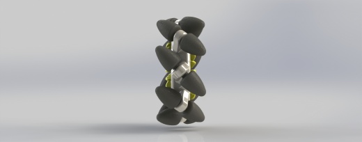 麦克纳姆轮底盘框架3D模型图纸 Solidworks设计缩略图